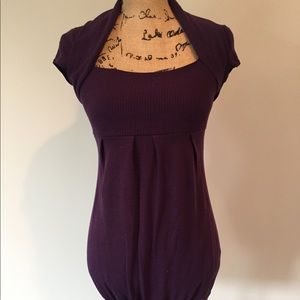 Mauve/Purple Sweater Dress